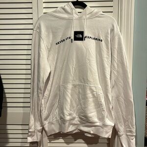 White Northface hoodie